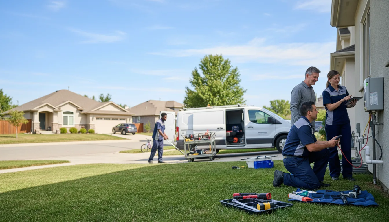 Tankless water heater service in Bisbee, ND